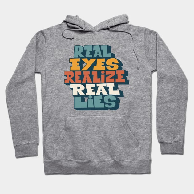 Real Eyes realize real lies - Living in a Matrix Hoodie by Boogosh